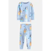 Next Pijama azul claro / azul escuro / laranja
