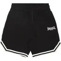 Lonsdale Calças 'Gunner Side' preto / branco