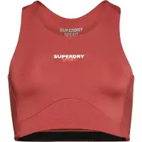 Superdry para mulher. WS311591A Soutien Core Active vermelho (38), Esportivo, Multisport, Polister Reciclado, Sustentável