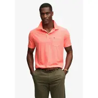 Superdry para homem. M1110486A Polo Classic Coral Linho (M), Casual, Algodão, Manga curta
