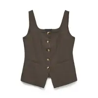 Vero Moda Colete de fato 'VMKandra' chocolate