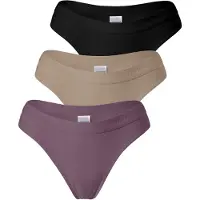 Yenita Tanga ' Damen Tanga mit elastischem Logobund ' preto