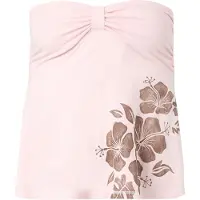 Hollister Top castanho / cor-de-rosa