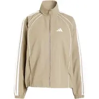 Adidas Casaco de treino 'Iconic' cáqui / branco