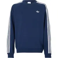 Adidas Sweat-shirt carapuço 3-STRIPES CREW Sweatshirt homens - Azul - EU XL