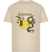 Merchcode Camisa 'Wu Tang Dragon' areia / amarelo / preto / branco