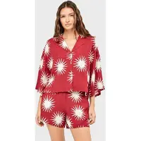 Gisela Blusa vermelho / offwhite