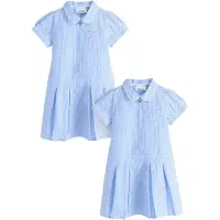 Clarks Vestido azul céu / branco