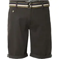 INDICODE JEANS Calças chino 'Royler' navy / caramelo / chocolate / branco