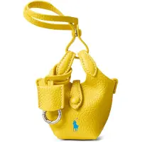 Ralph Lauren para mulher. 427P17791002 Charm Shiny Drum amarelo (OSFA), Casual, Pele