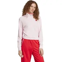 Adidas Camisola Curta com Fecho a 1/4 em Moletão Essentials