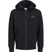 Jack & Jones Casaco em moletão cinzento / preto
