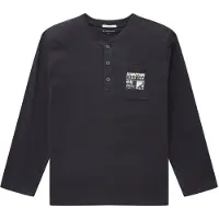Tom Tailor Camiseta De Manga Comprida Regular Printed Henley