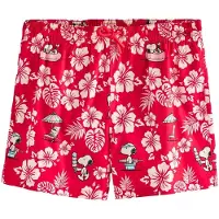 Next Calções de banho azul claro / vermelho / branco