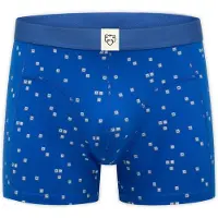 Adam Boxers 'Keyboard' azul / cinzento escuro / branco