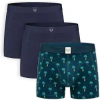 Adam Boxers turquesa / azul ciano / azul escuro / amarelo escuro