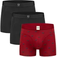Adam Boxers vermelho / preto