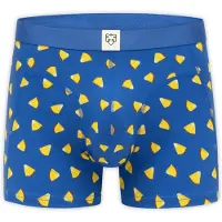 Adam Boxers 'Blue Pineapple Juice' azul / castanho claro / amarelo claro