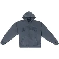 Dropsize Casaco em moletão cinzento basalto / preto