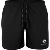 Stark Soul Calças de desporto preto / branco