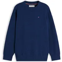 Tommy Hilfiger Pullover 'Essential Flag Embroidery' navy