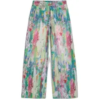 Desigual Calças de ganga azul ganga / amarelo / verde / vermelho