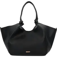 DKNY para mulher. R42BAE49 Bolsa Tote Paula preta (OSFA), Preto, Casual, Poliuretano