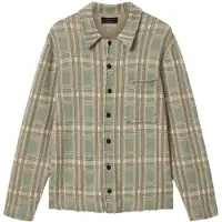 AllSaints Casaco de malha 'SOLMAR' creme / caramelo / verde