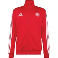 Adidas Casaco de treino em moletão 'FC Bayern München DNA' vermelho / branco