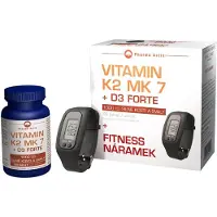Pharma Activ Vitamina K2 Mk 7 + D3 Forte 125 Compresse + Bracciale Fitness — Integratore