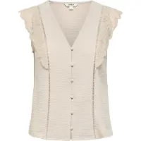 ONLY Blusa 'ONLMETTE' bege claro