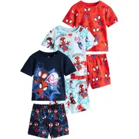 Next Pijama 'Spidey and Friends' navy / azul claro / vermelho