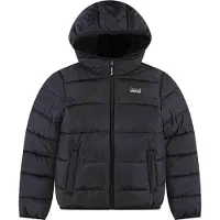 Levi's Quispos SHERPA LINED MDWT PUFFER rapazes - Preto - 4 anos