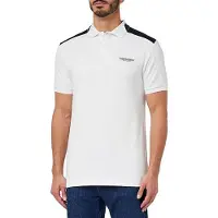 Hackett London para homem. HM563184 Polo Block branco (M), Casual, Algodão, Manga curta