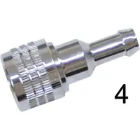 Nuova Rade Conector Macho Da Linha De Combustível 60 Cv Cromado Para Suzuki/chrysler Latão 8 Mm