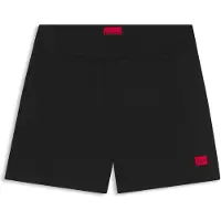 HUGO para mulher. 50556815 Calções Signature pretos (L), Homewear, Algodão