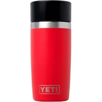 Yeti Rambler Travel Bottle 12oz Commuter Cap, Rescue Red, garrafa térmica de viagem com tampa de rosca, 355 ml