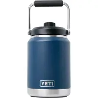 Yeti Rambler Jug 1/2 Gallon, Navy Blue, garrafa térmica, 1.9L