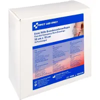 FIRST AID ONLY Burn Dressing P-91400, compressa para queimaduras 10 x 10 cm, 10 unidades
