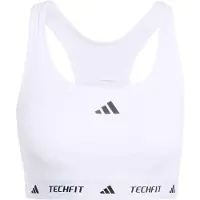 Adidas Soutien de desporto 'TECHFIT' preto / branco