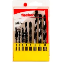 Fischer Group Broca Para Parede E 3/4/5/6/7/8/9/10 536607 8 Unidades