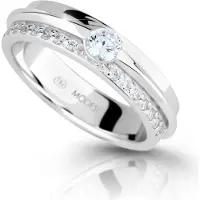 Modesi Anello Argento Zirconi M16020 60 mm — Anello
