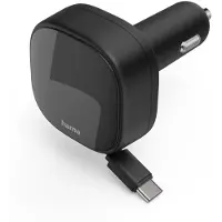 Hama Carregador De Parede Usb-c Retractable 2x Qc Pd 30w
