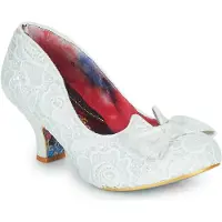 Irregular choice Escarpim Dazzle Razzle mulheres - Branco - 43