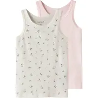 Name it Camisola interior cinzento claro / verde / cor-de-rosa