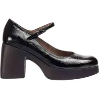 Wonders para mulher. H-4940_2024_5792 Sapatos De Couro Lady Preto (40), 5 a 8cm, Fivela, Casual