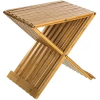 5 Five Cadeira De Banho Dobrável De Bambu