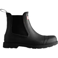 Hunter para homem. MFS9016RMA Botas Commando Chelsea preto (43), Plano, Nenhum, Casual, PVC