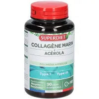 SuperDiet Colagénio Marinho Acerola Suplemento 180 comprimidos Lotto l83378