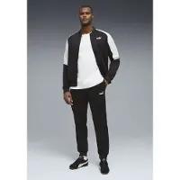 Puma Fato de treino preto / branco